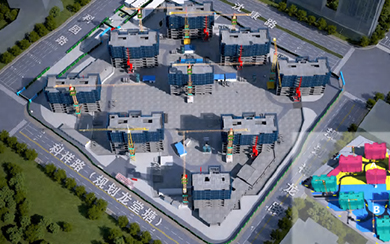 主體結構施工階段BIM圖